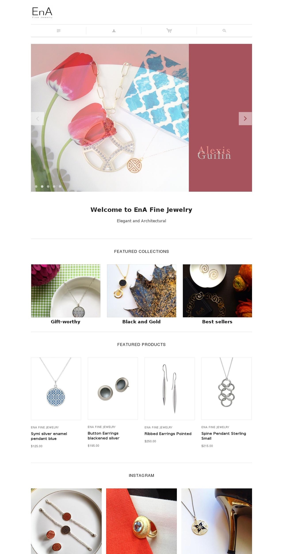 elementsandalloys.com shopify website screenshot