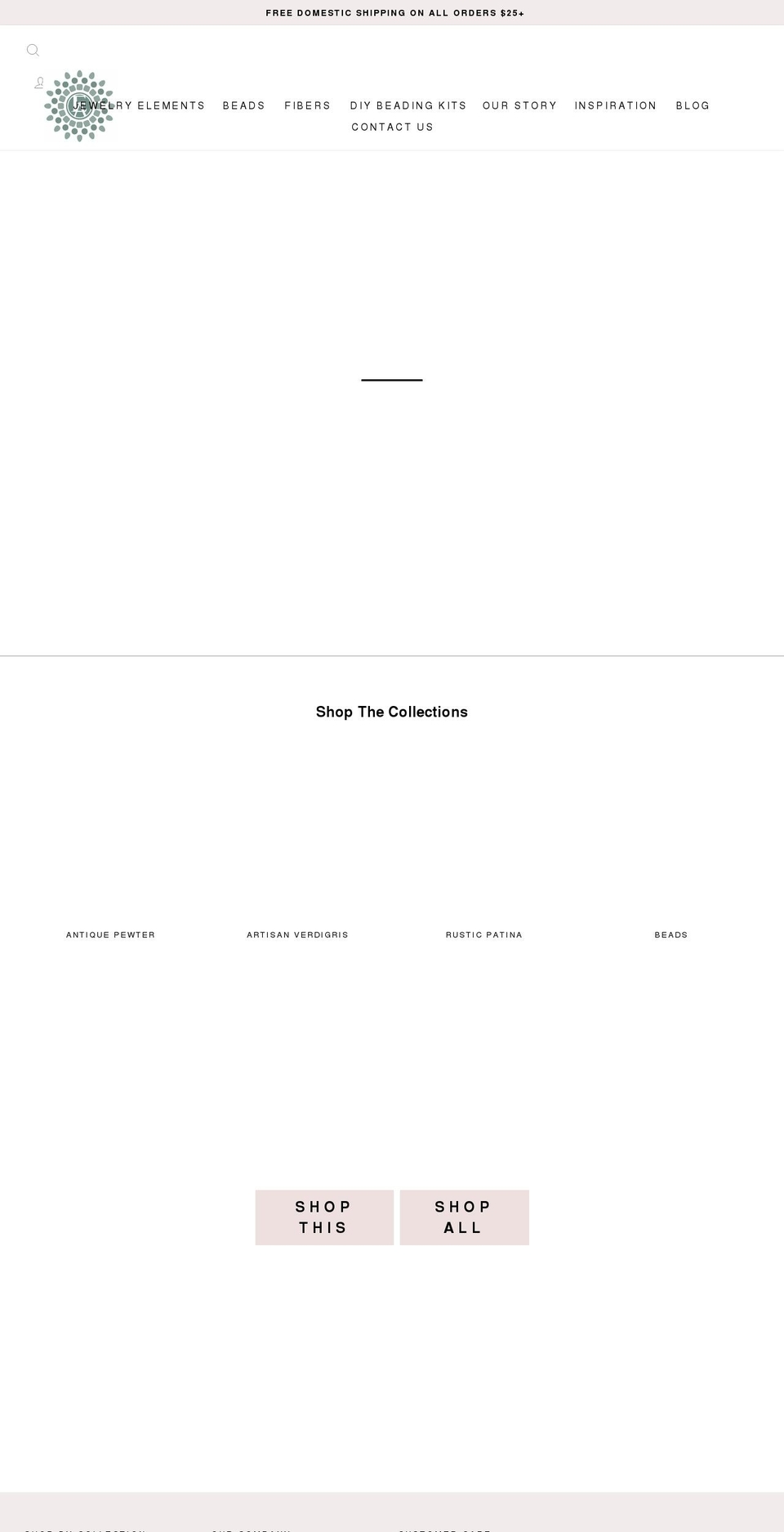 elementsofantiquity.com shopify website screenshot
