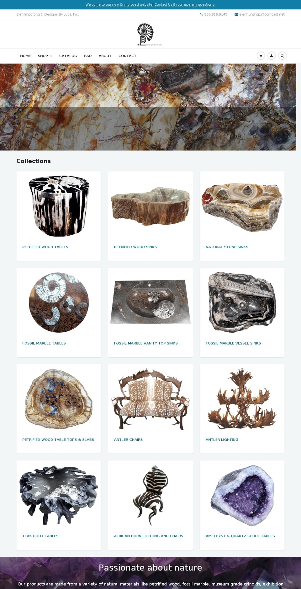 elenhunting.com shopify website screenshot