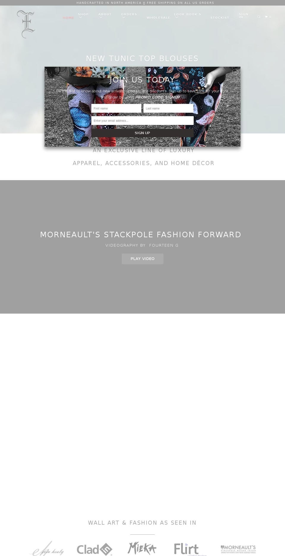 eleonoraferragatta.com shopify website screenshot