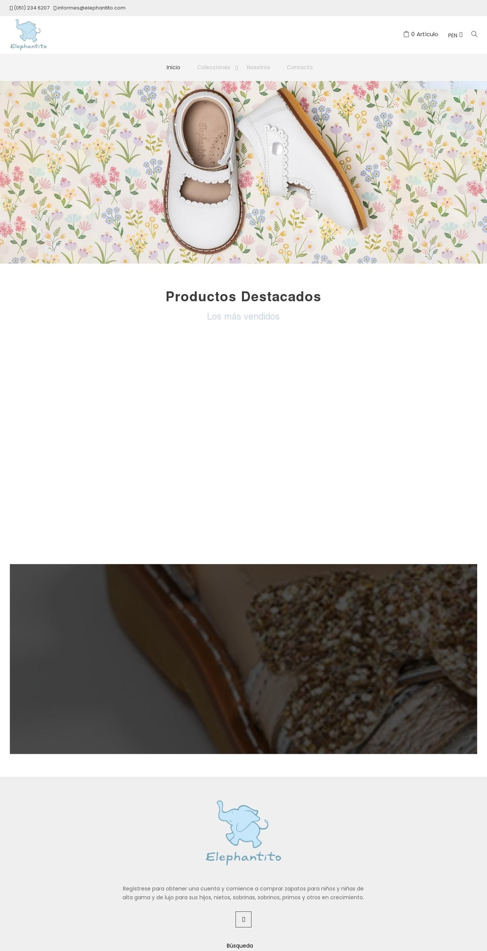 elephantito.pe shopify website screenshot