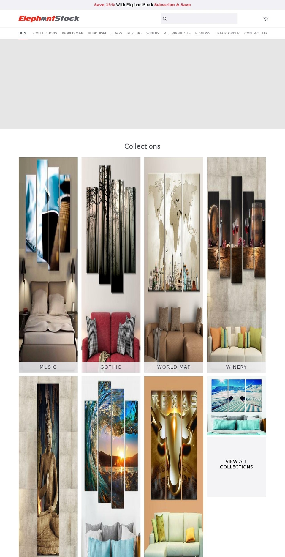 elephantstock.com shopify website screenshot