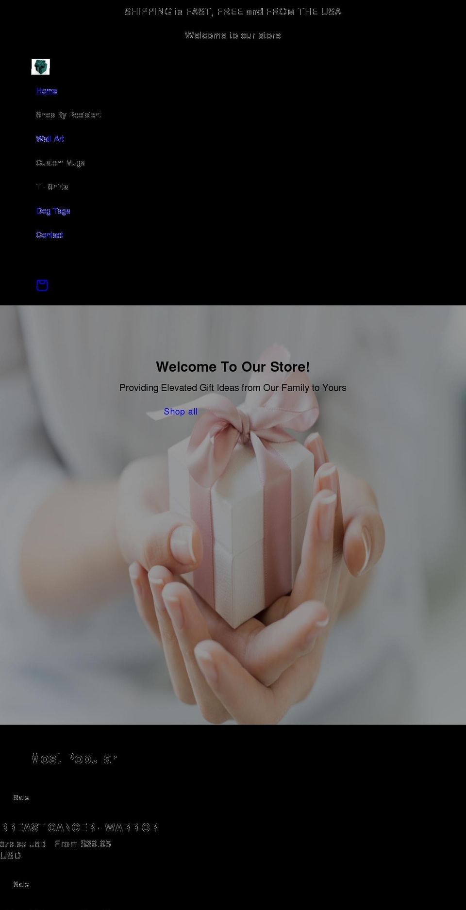 elevatedgifting.com shopify website screenshot