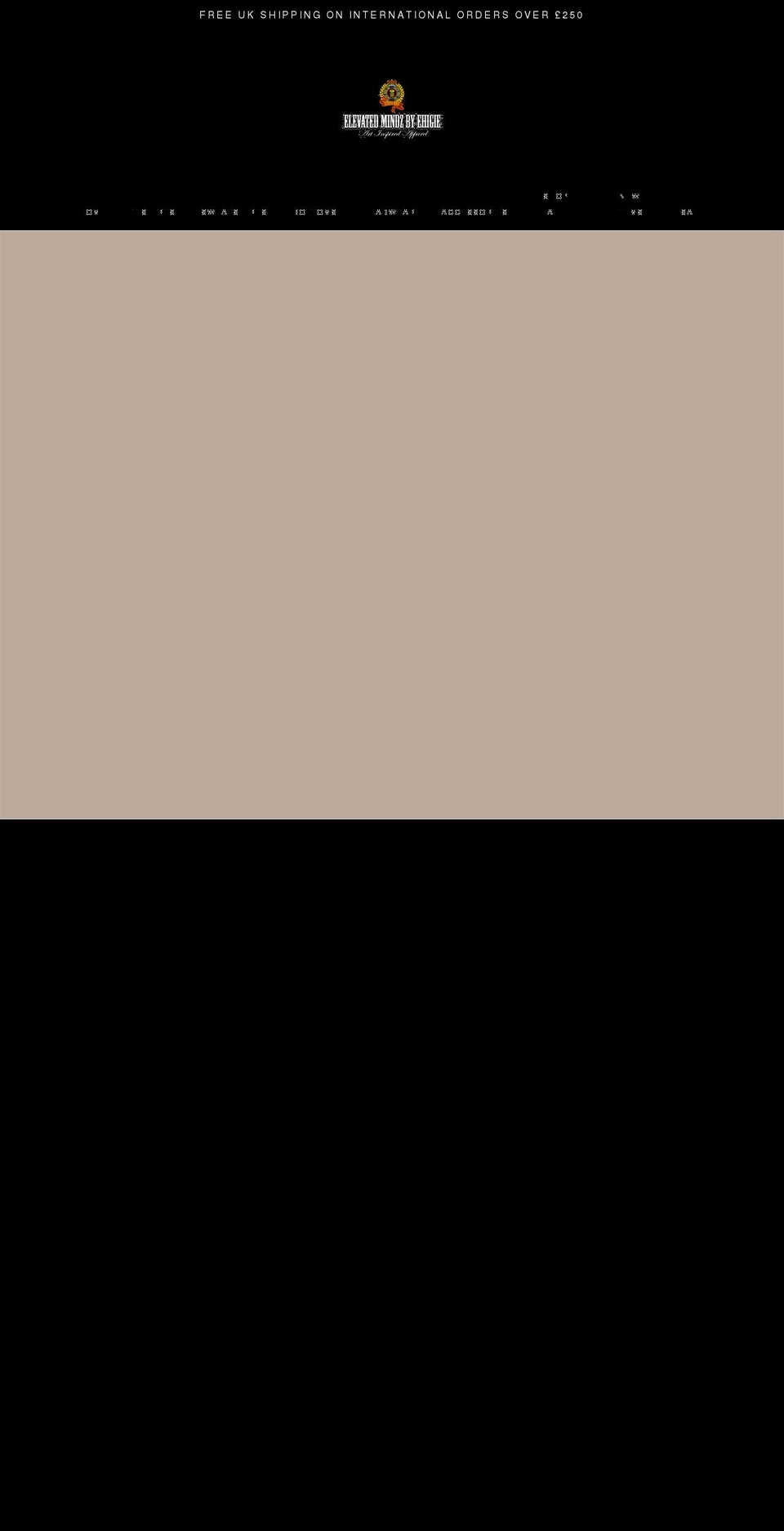 elevatedmindz.com shopify website screenshot