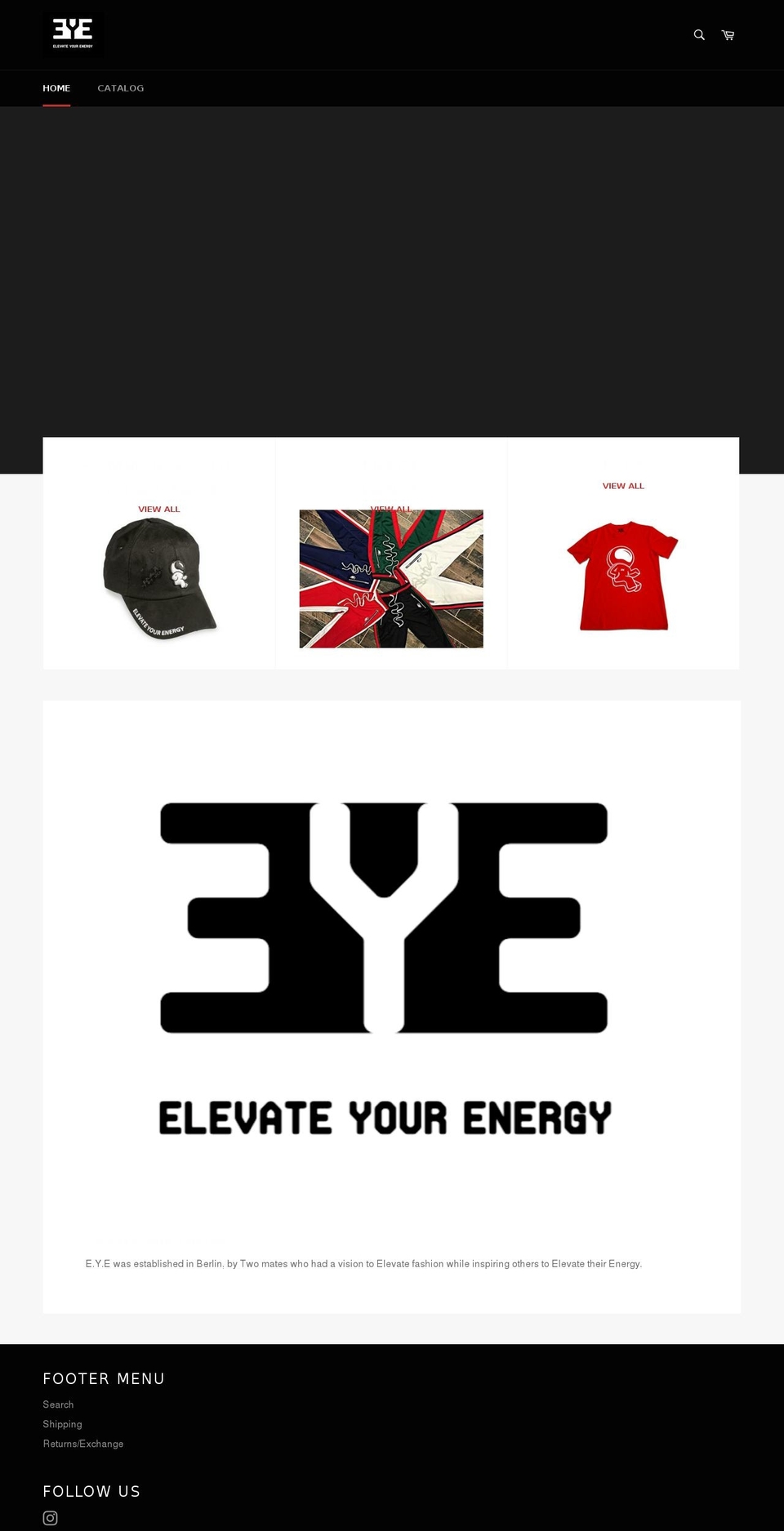 elevateurenergy.com — Shopify storefront screenshot