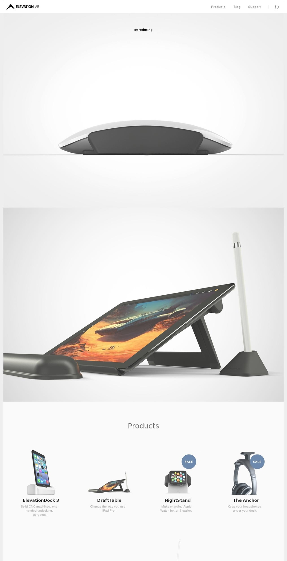 elevationlab.com shopify website screenshot