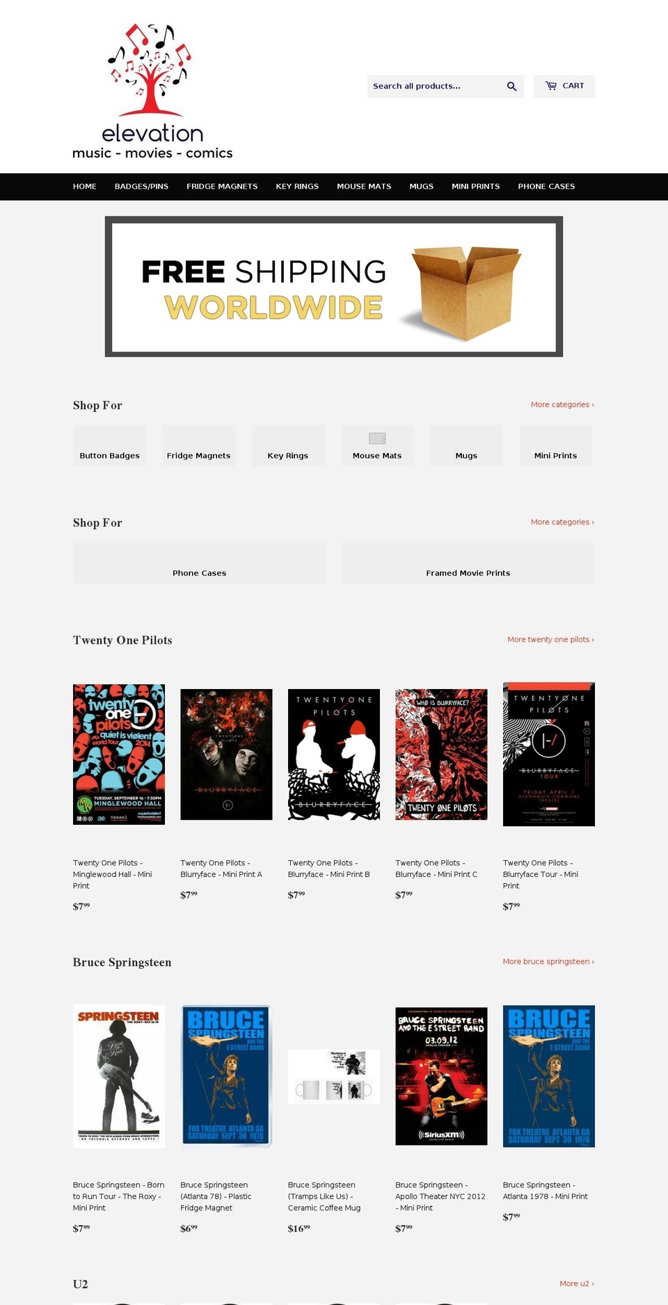 elevationunit9.com shopify website screenshot