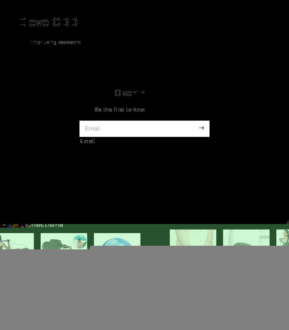 elevecbd.com shopify website screenshot