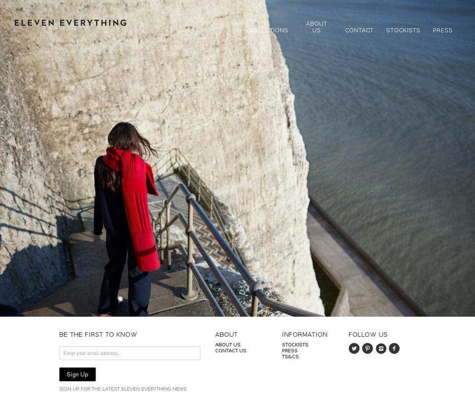 eleveneverything.com shopify website screenshot