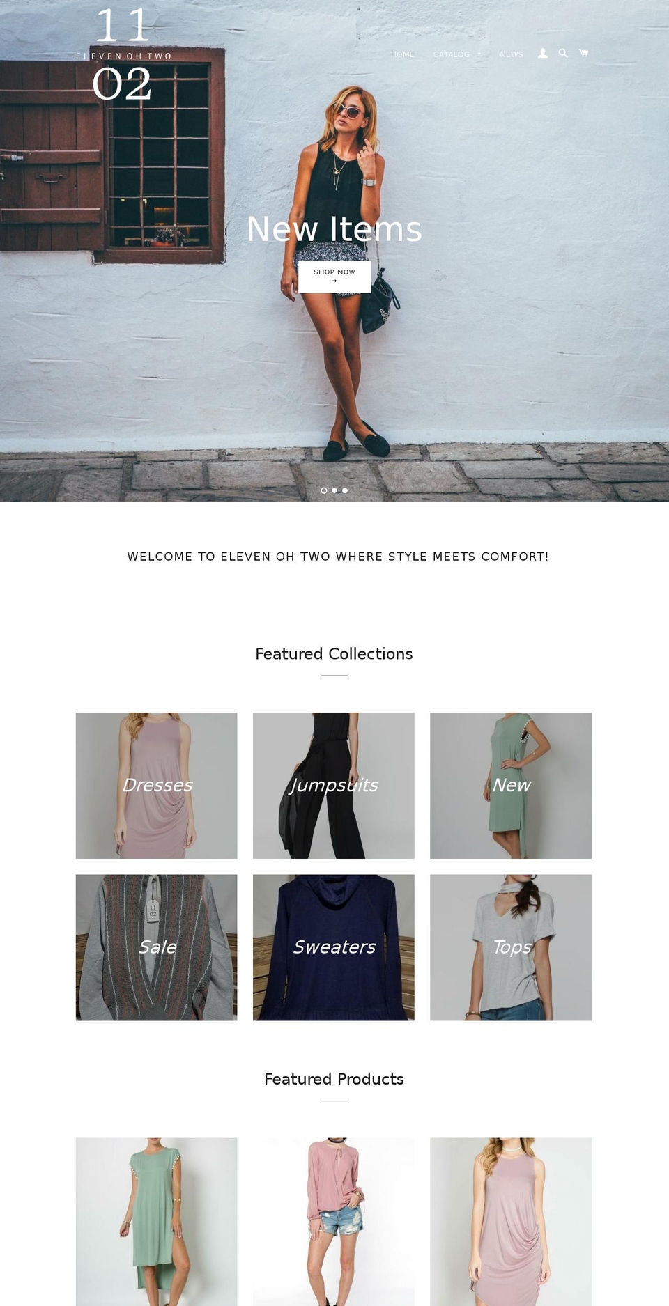 elevenohtwo.com — Shopify storefront screenshot