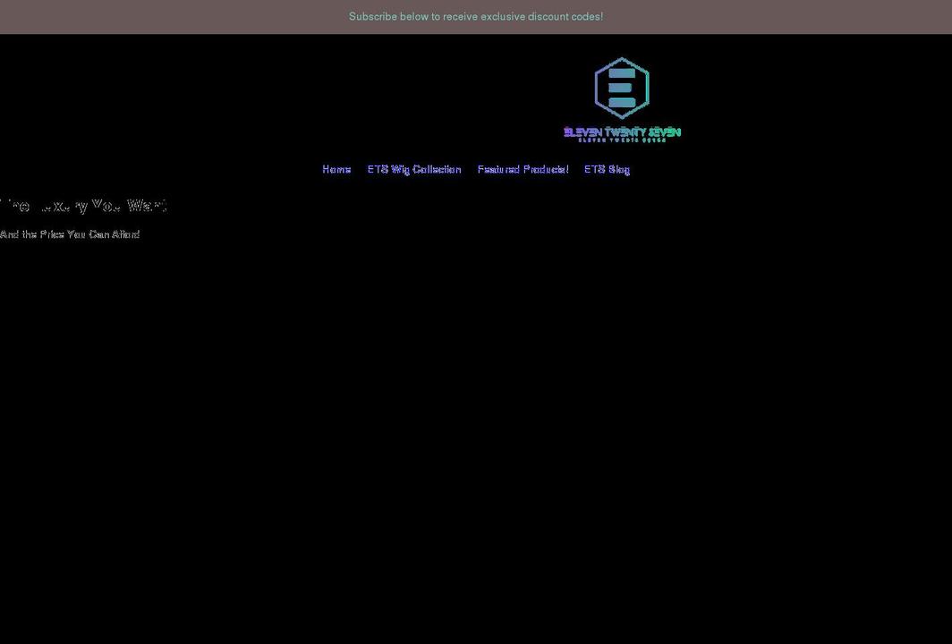 eleventwentyseven.net shopify website screenshot