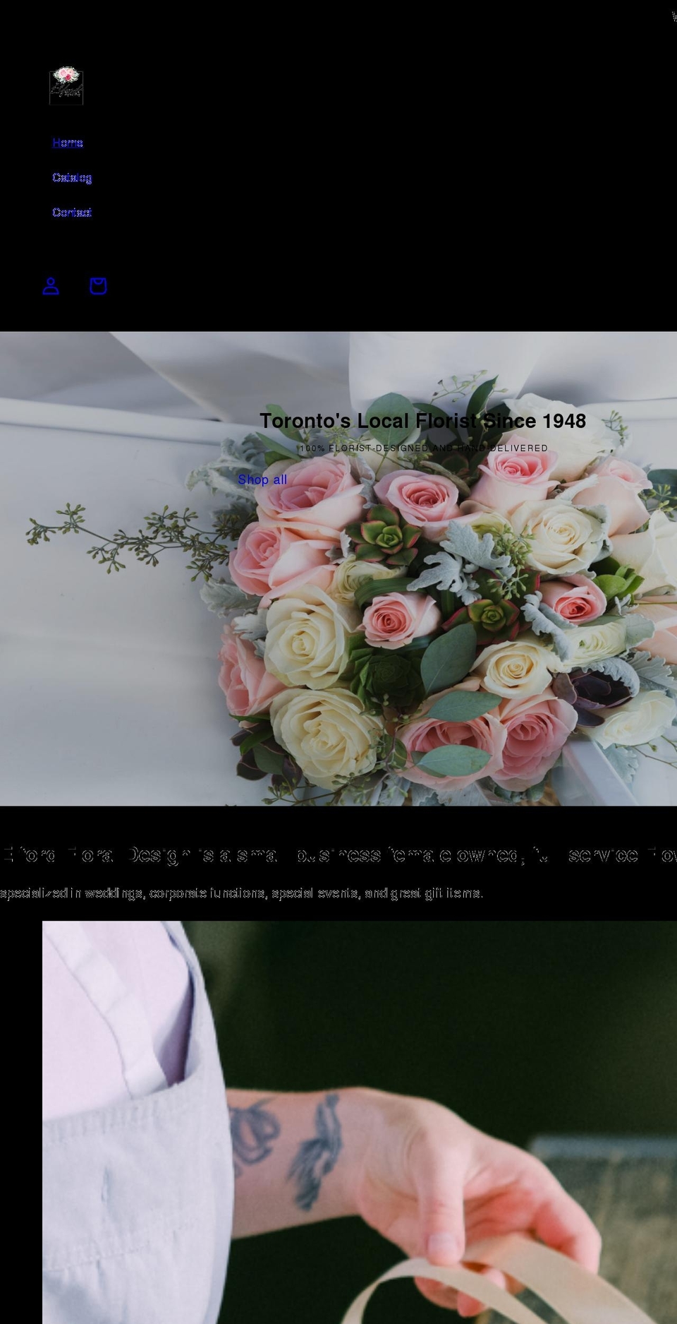 elfordfloraldesign.ca shopify website screenshot