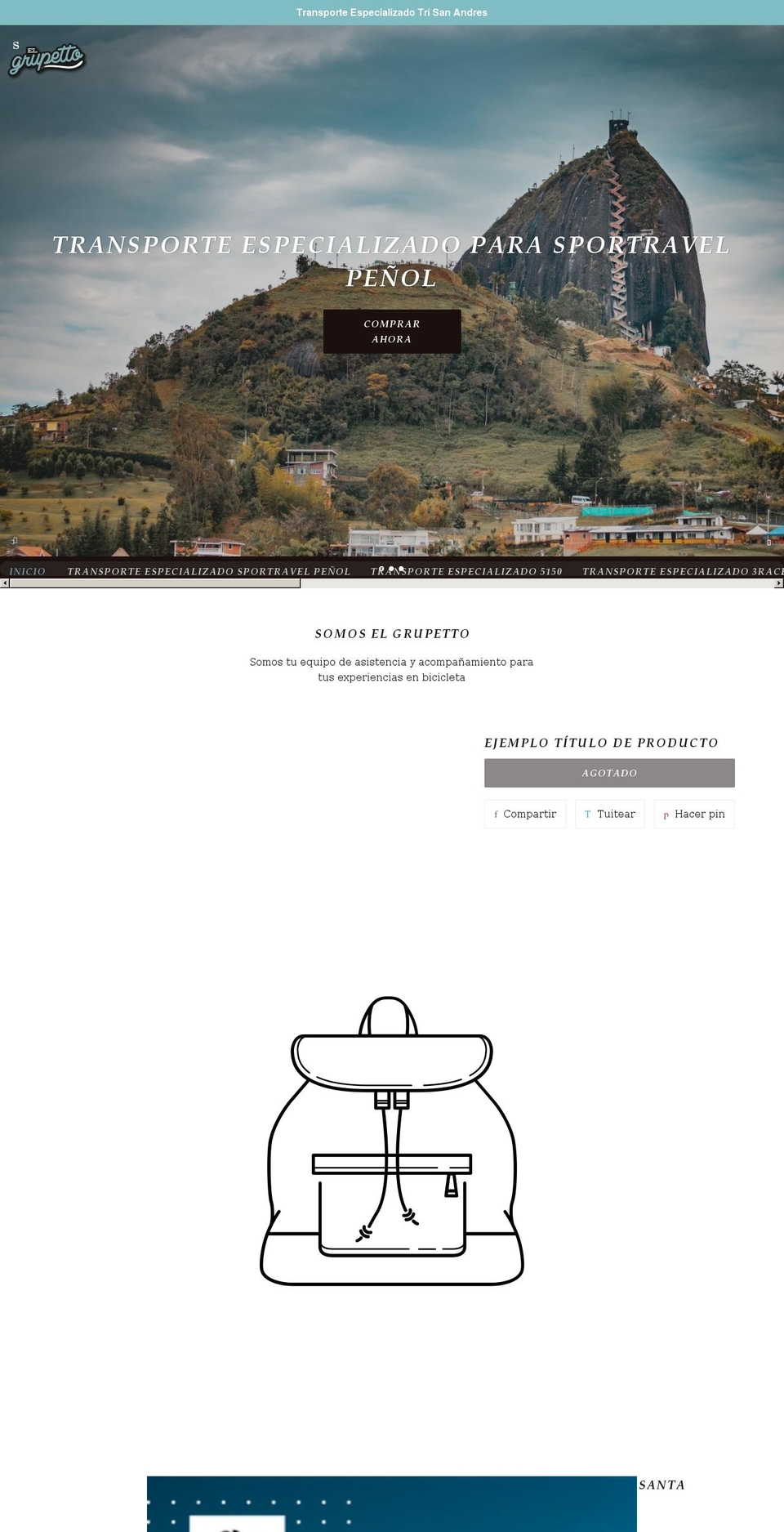 elgrupetto.com shopify website screenshot