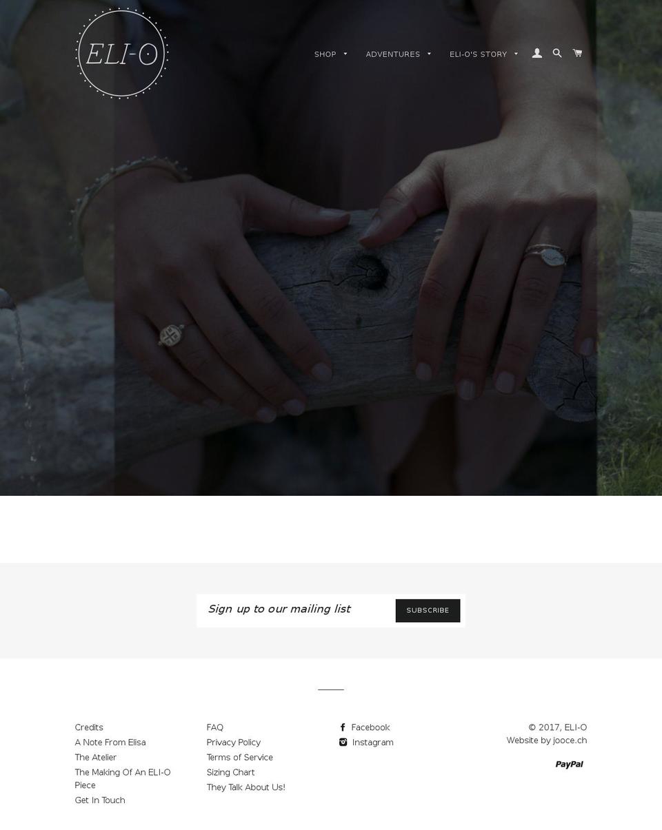 eli-o.ch shopify website screenshot