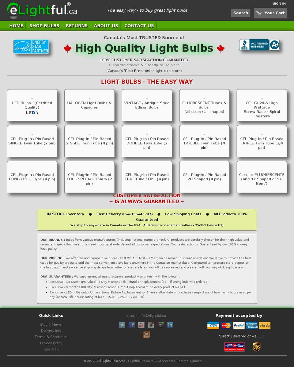Big and Wide (Heading Images) Shopify theme site example elightfull.com