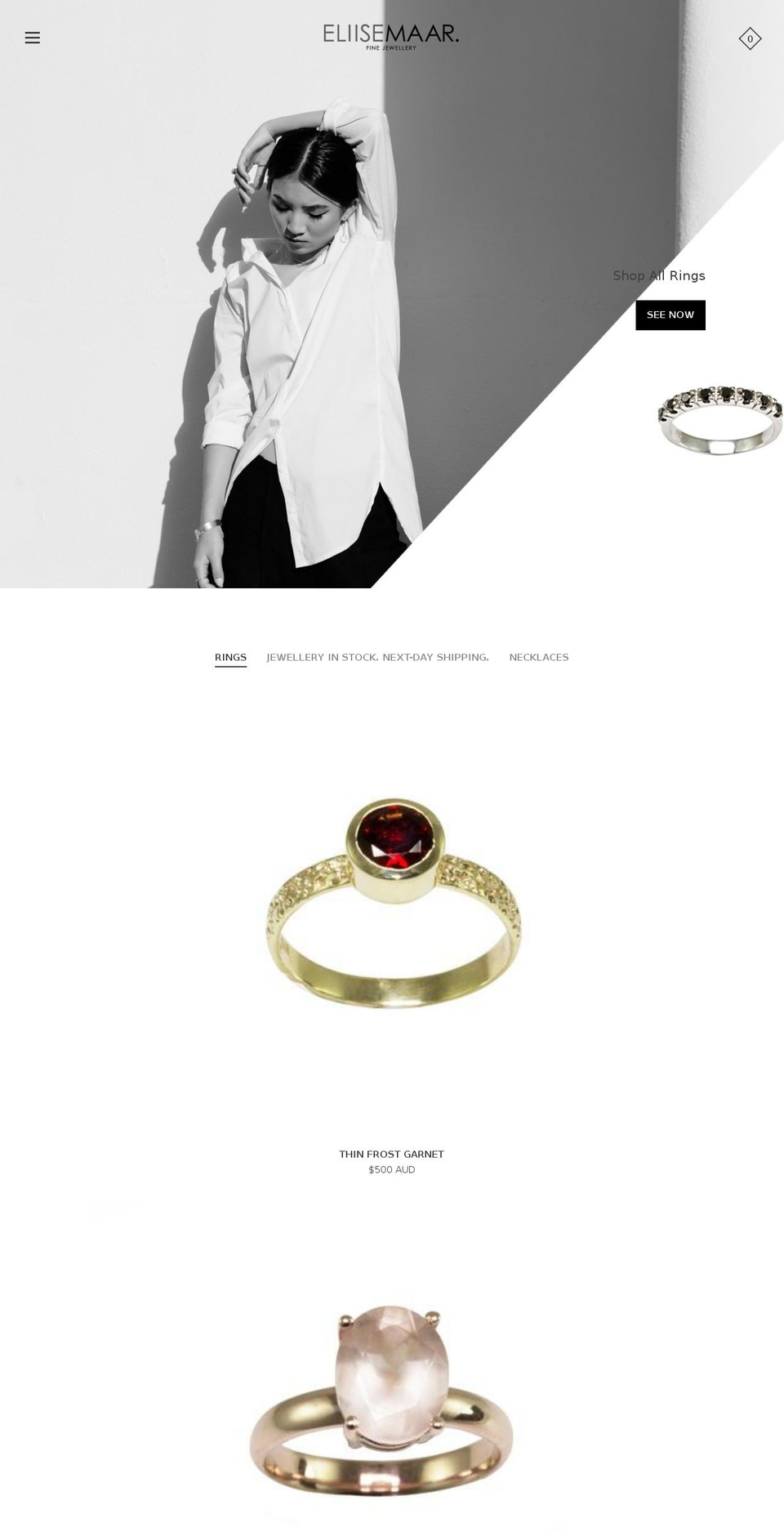 eliisemaar.com shopify website screenshot