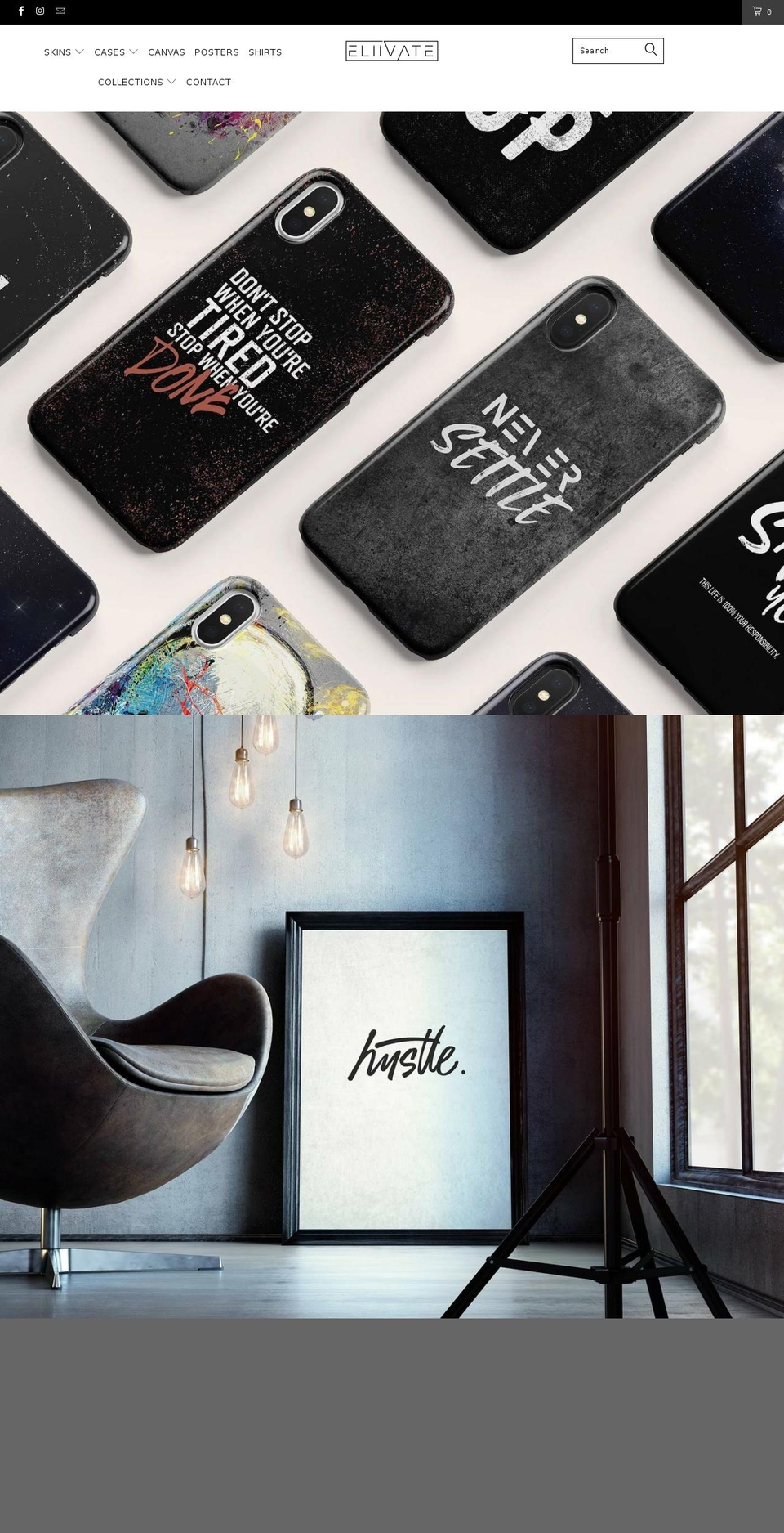 eliivate.com shopify website screenshot