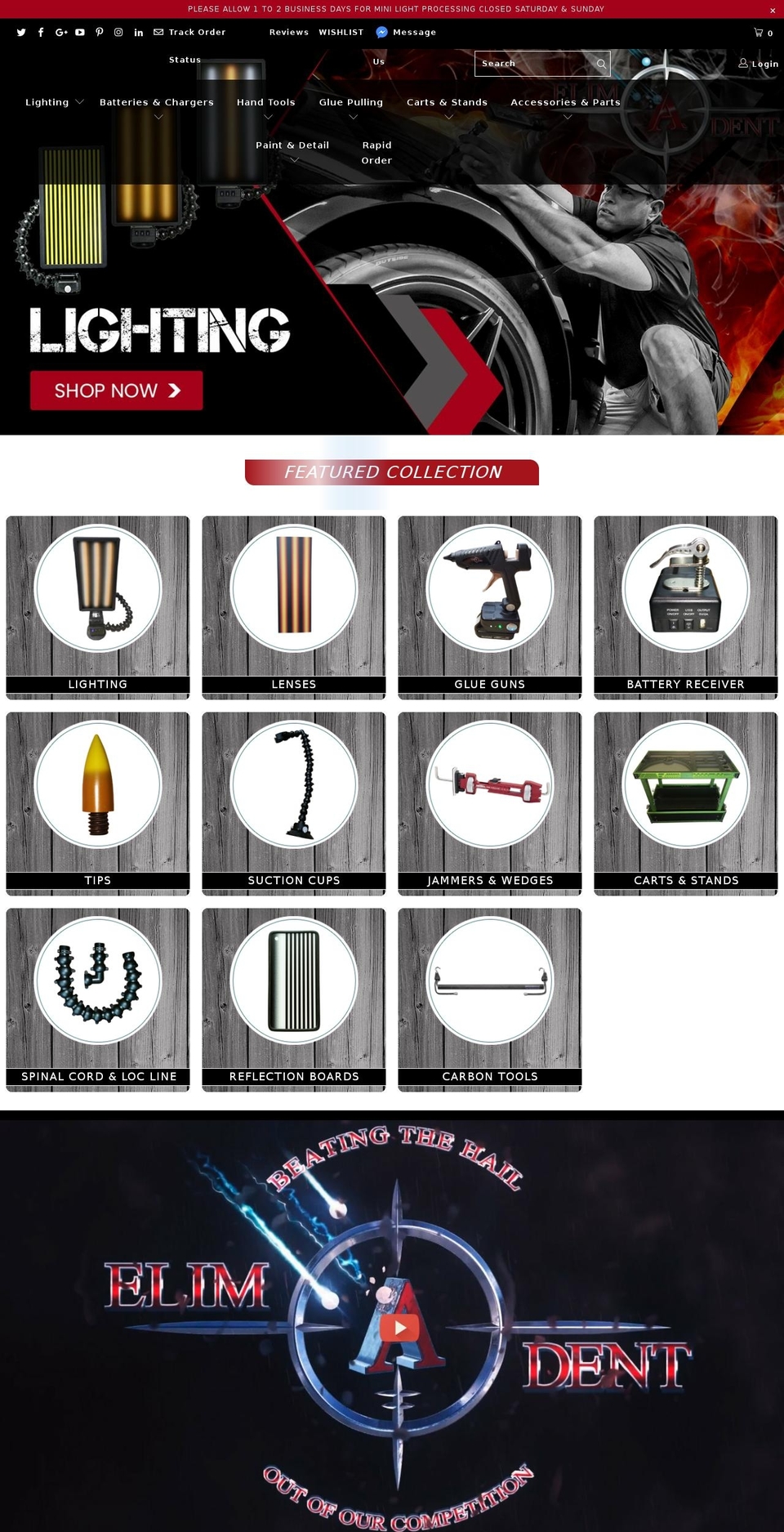 elimadent.com — Shopify storefront screenshot
