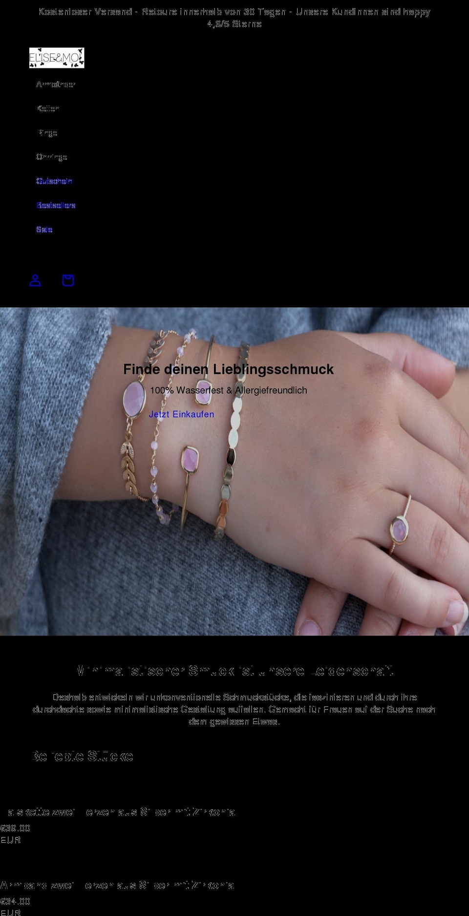 eliseetmoi.de shopify website screenshot