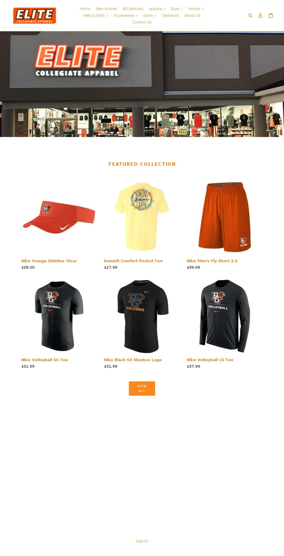 elite-ca.com shopify website screenshot