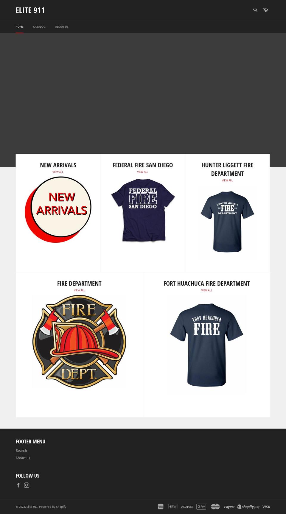 elite911.org shopify website screenshot