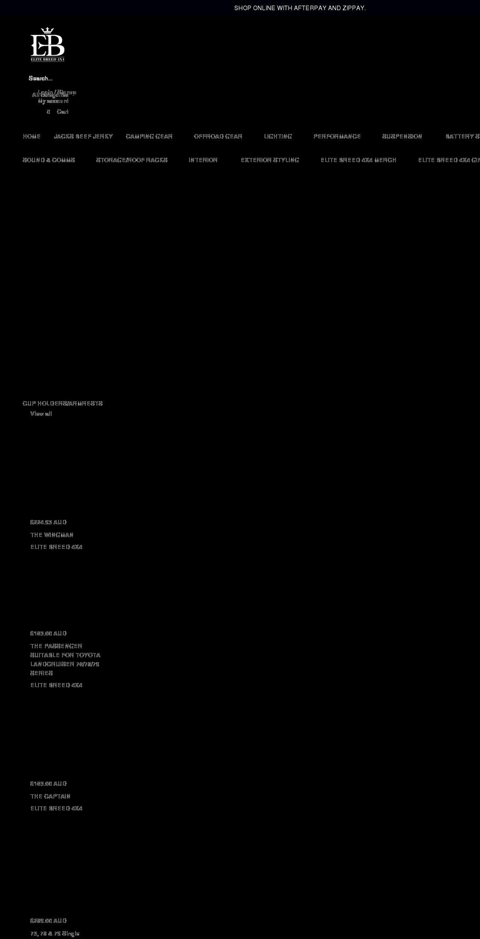 elitebreed4x4.com shopify website screenshot