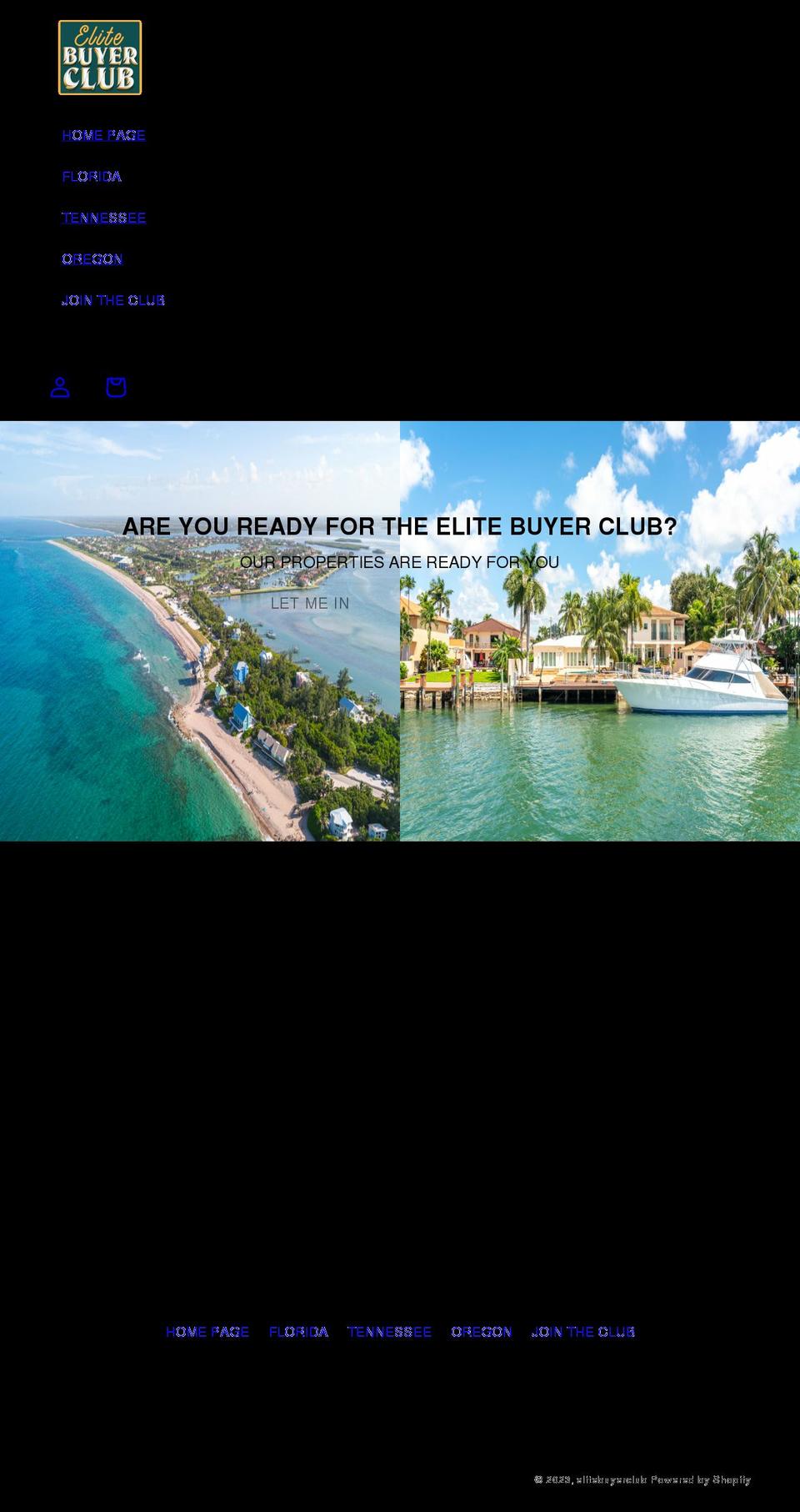 elitebuyerclub.com shopify website screenshot