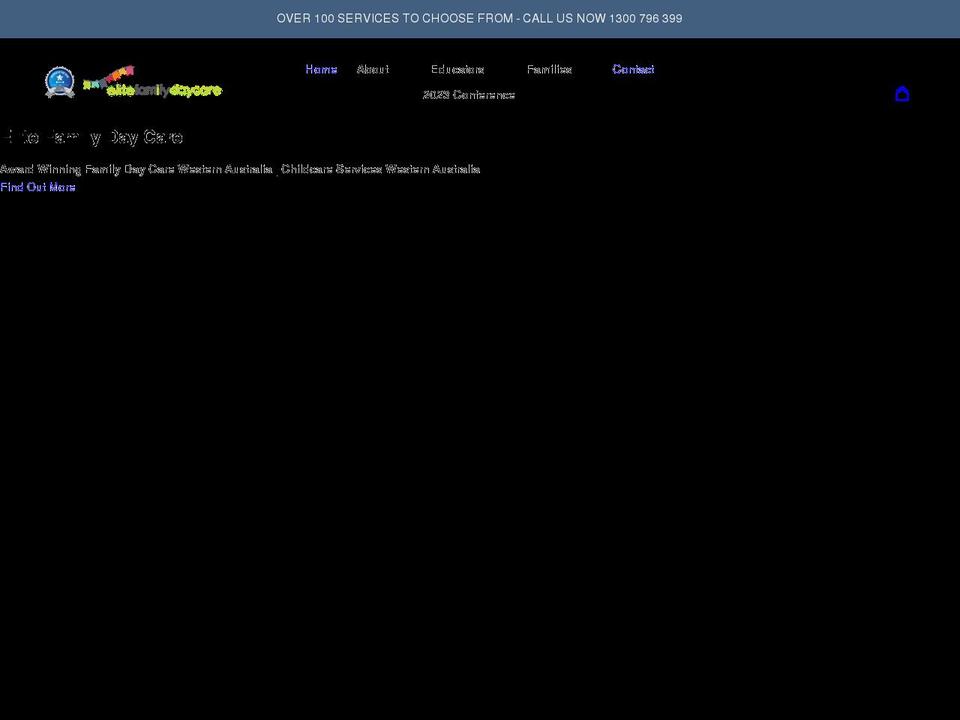 elitefamilydaycare.com.au shopify website screenshot