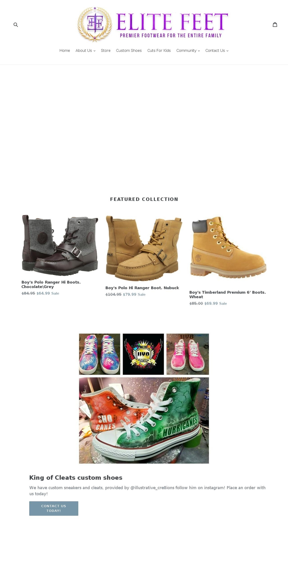 elitefeet302.com shopify website screenshot