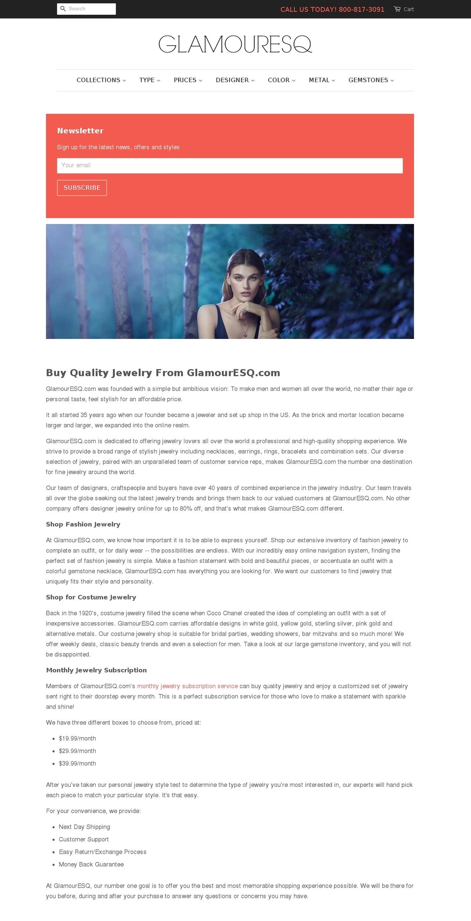 elitejewelrystudio.com — Shopify storefront screenshot