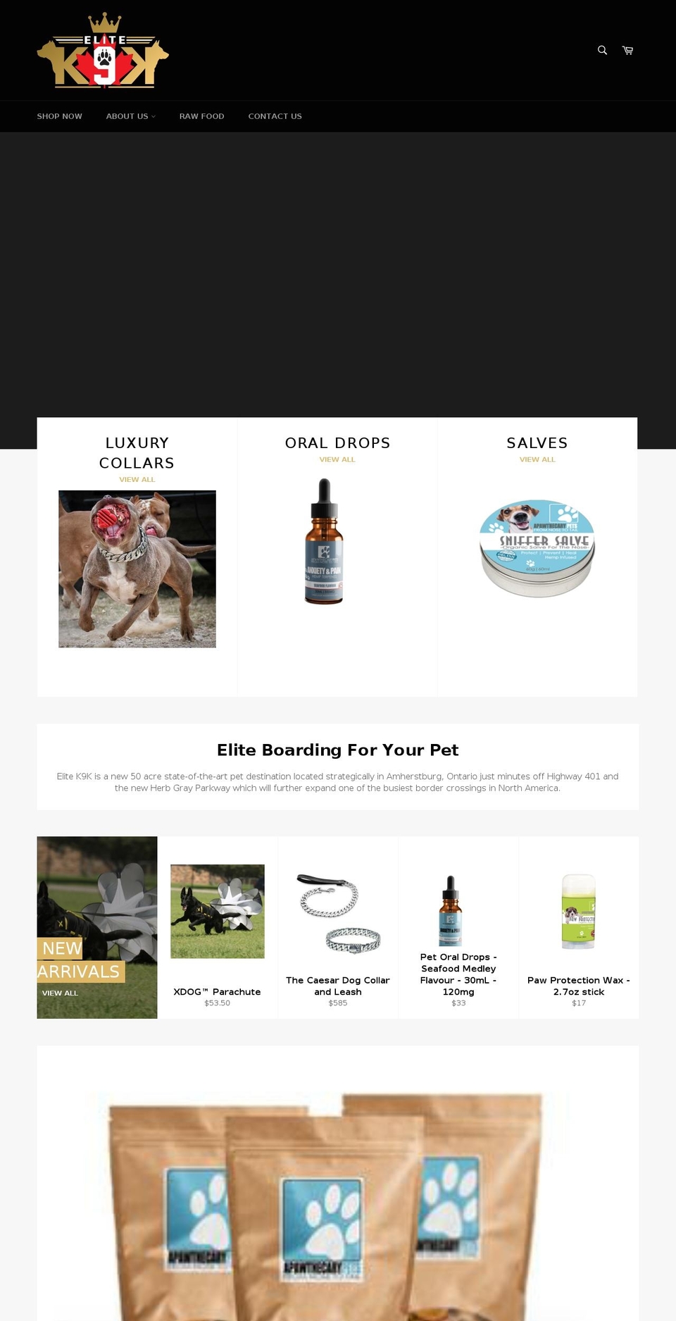 elitek9k.com — Shopify storefront screenshot