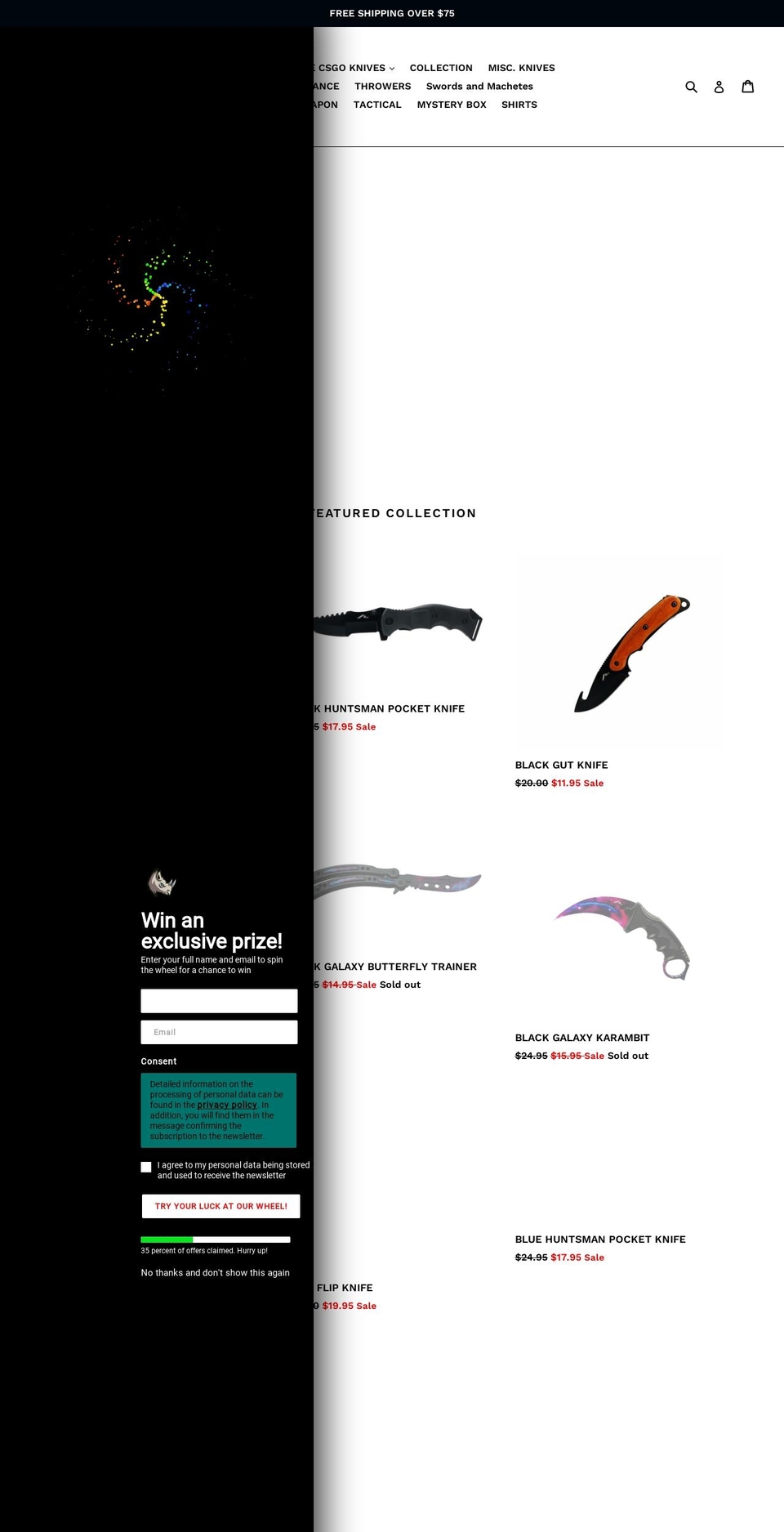 eliteopknives.com — Shopify storefront screenshot