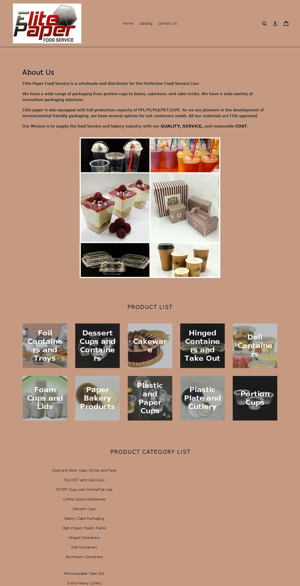 elitepapertogo.com — Shopify storefront screenshot
