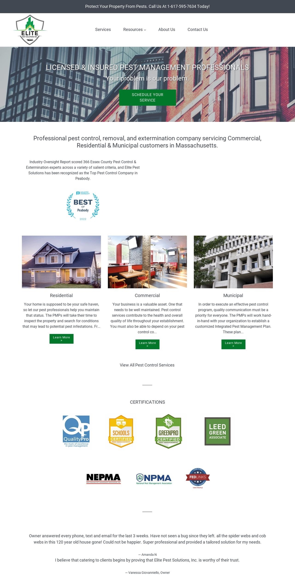 elitepestma.com — Shopify storefront screenshot