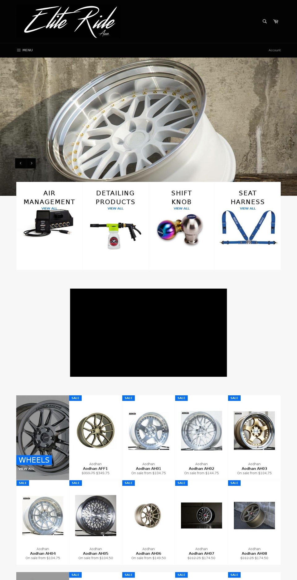 eliterideaccs.com — Shopify storefront screenshot
