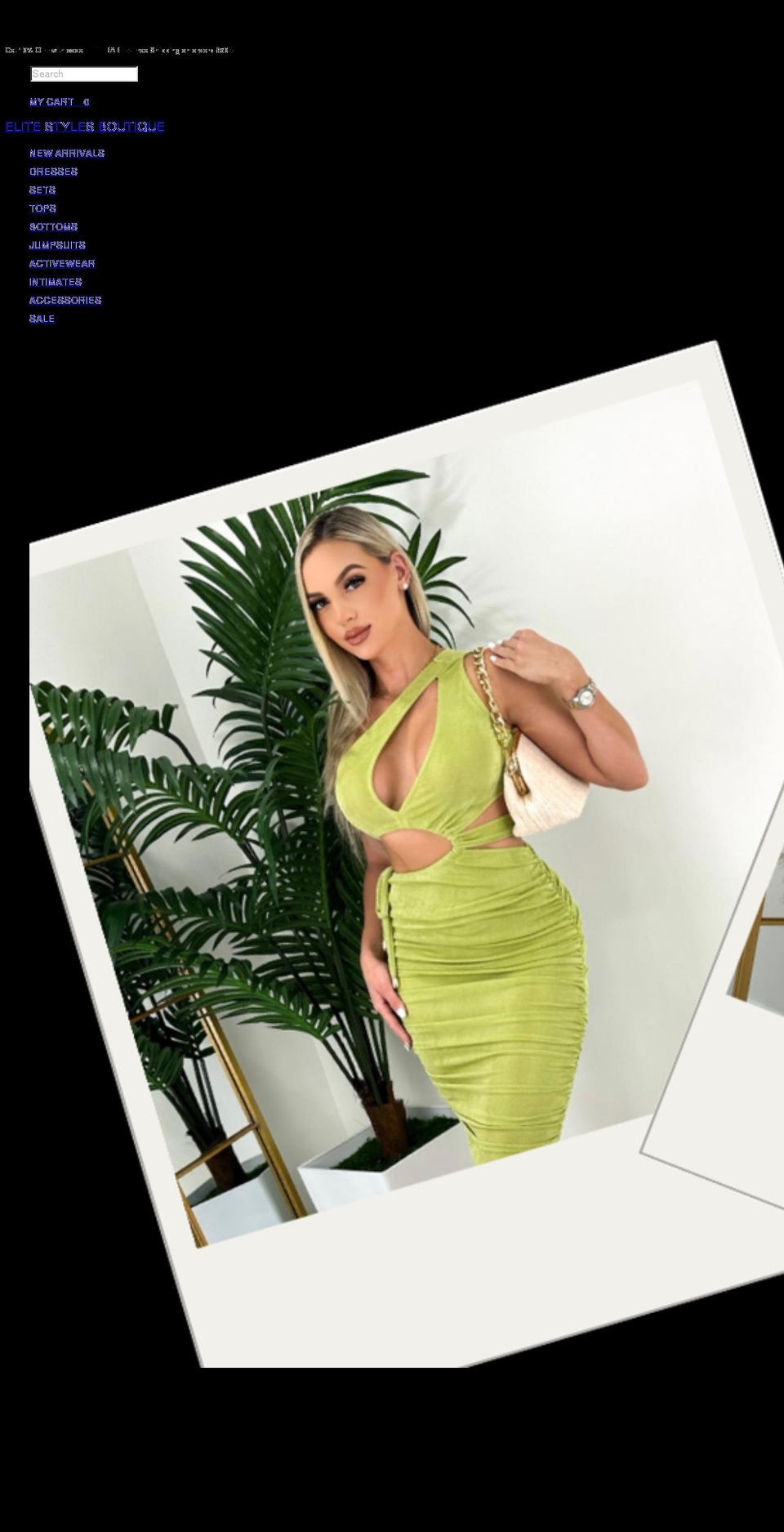 elitestylesboutique.com shopify website screenshot