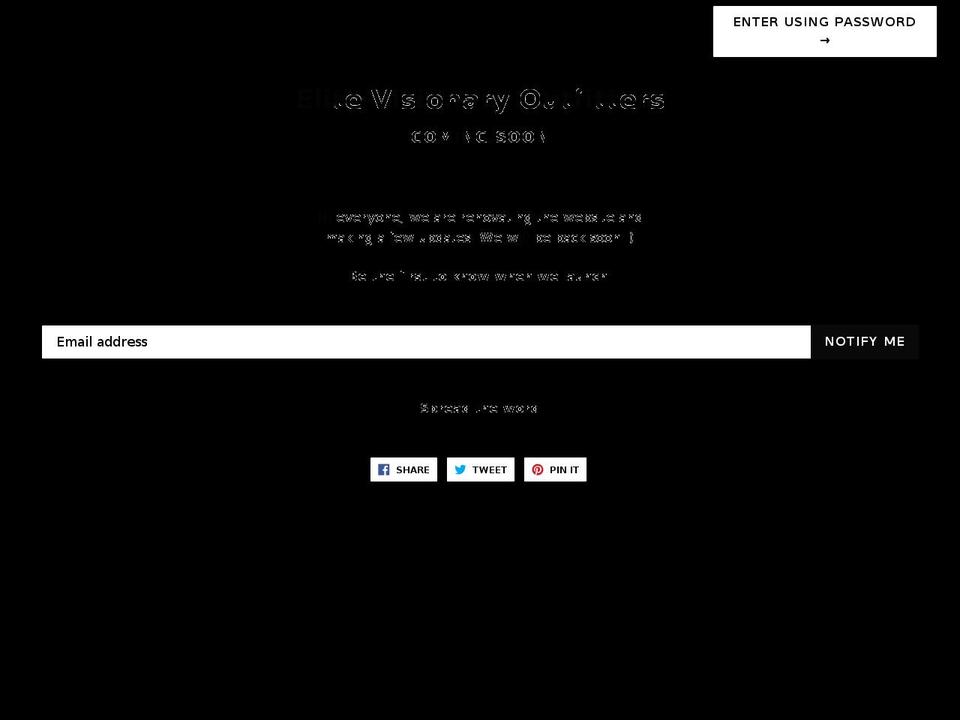elitevisionaryoutfitters.com — Shopify storefront screenshot
