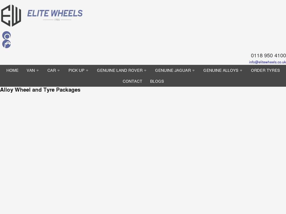 elitewheels.co.uk shopify website screenshot