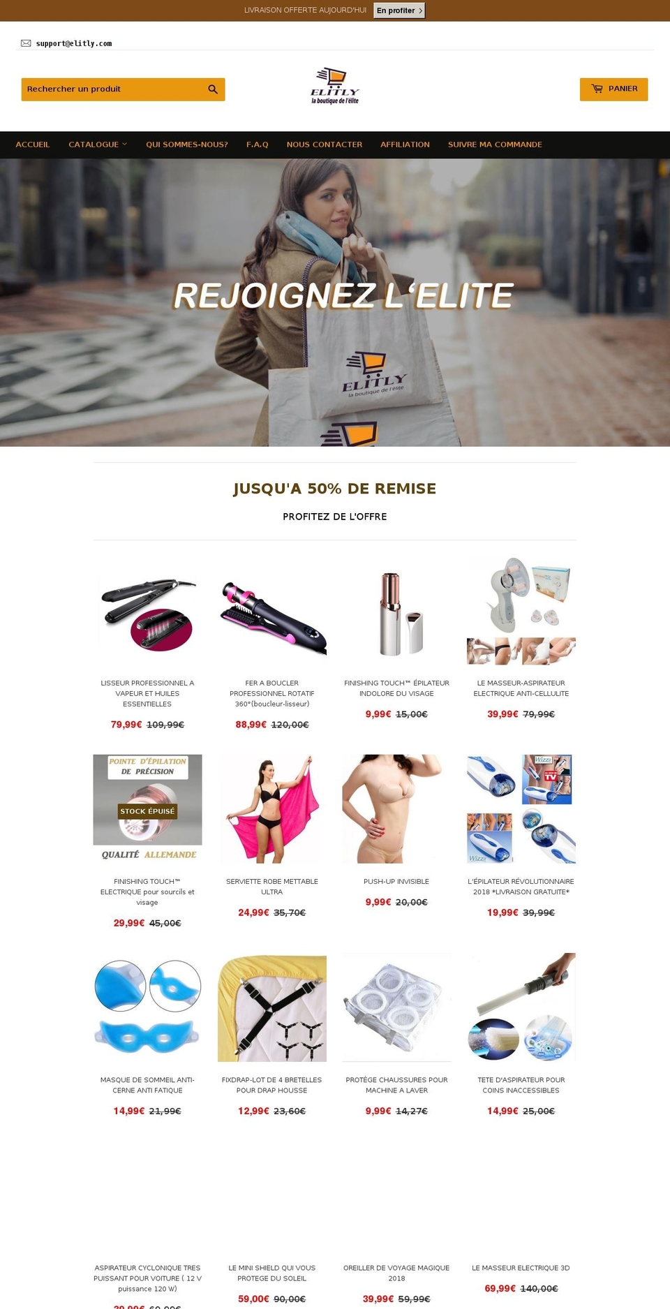 elitly.com — Shopify storefront screenshot