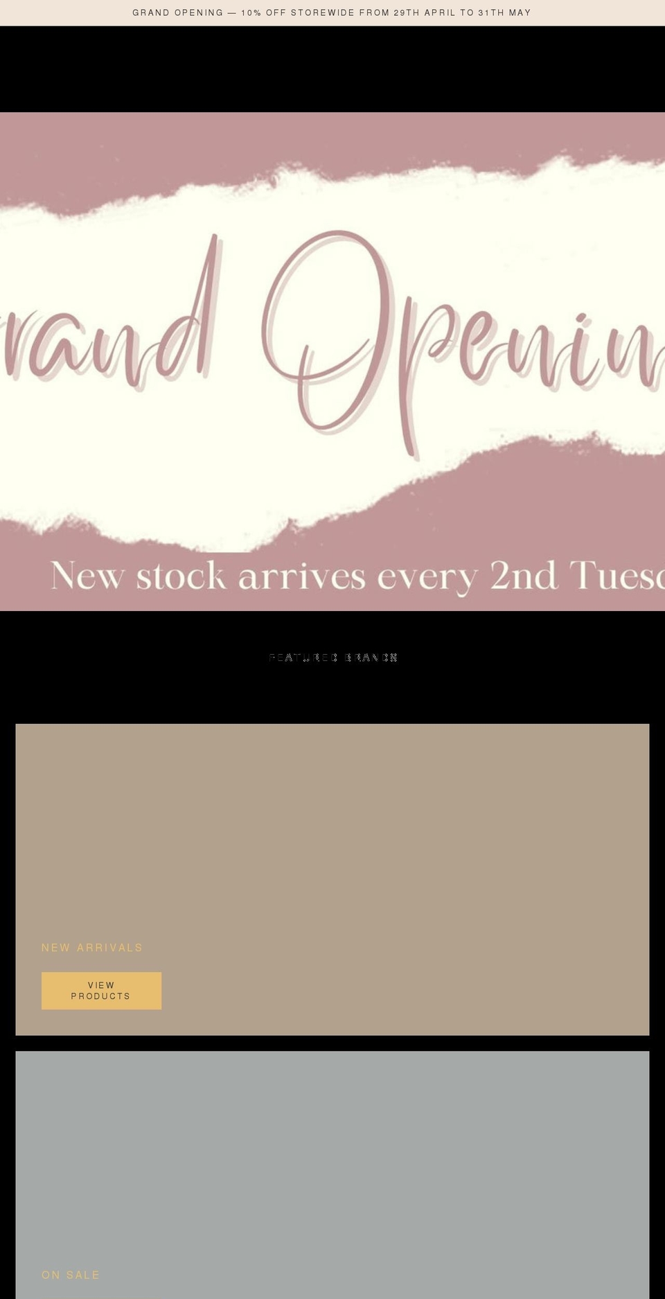 elivintage.com shopify website screenshot