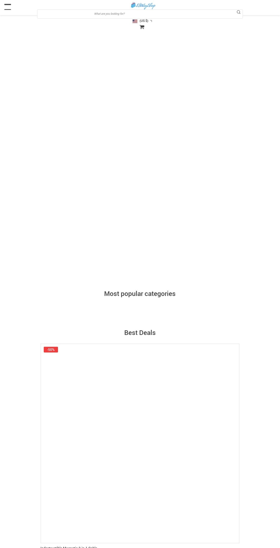 shoptown-fullwidth Shopify theme site example eliwayshop.com