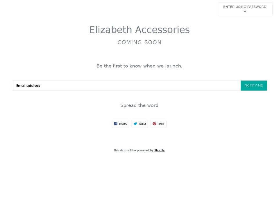 elizabethacc.com — Shopify storefront screenshot