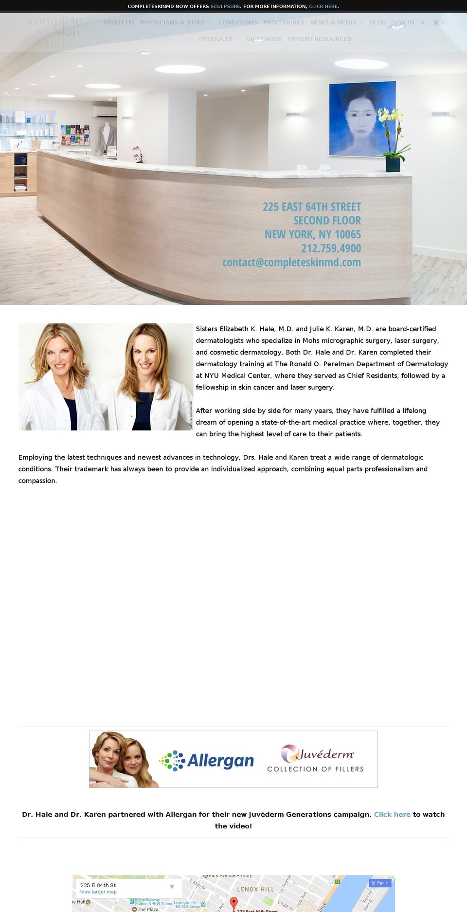 elizabethhalemd.com shopify website screenshot