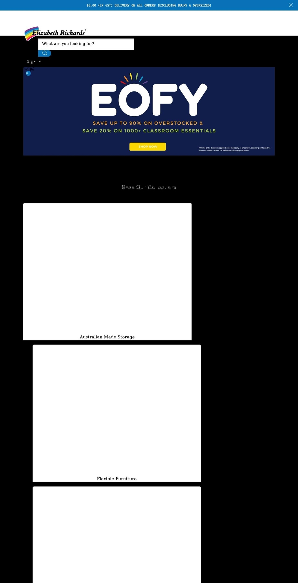 elizabethrichardssensory.com.au shopify website screenshot