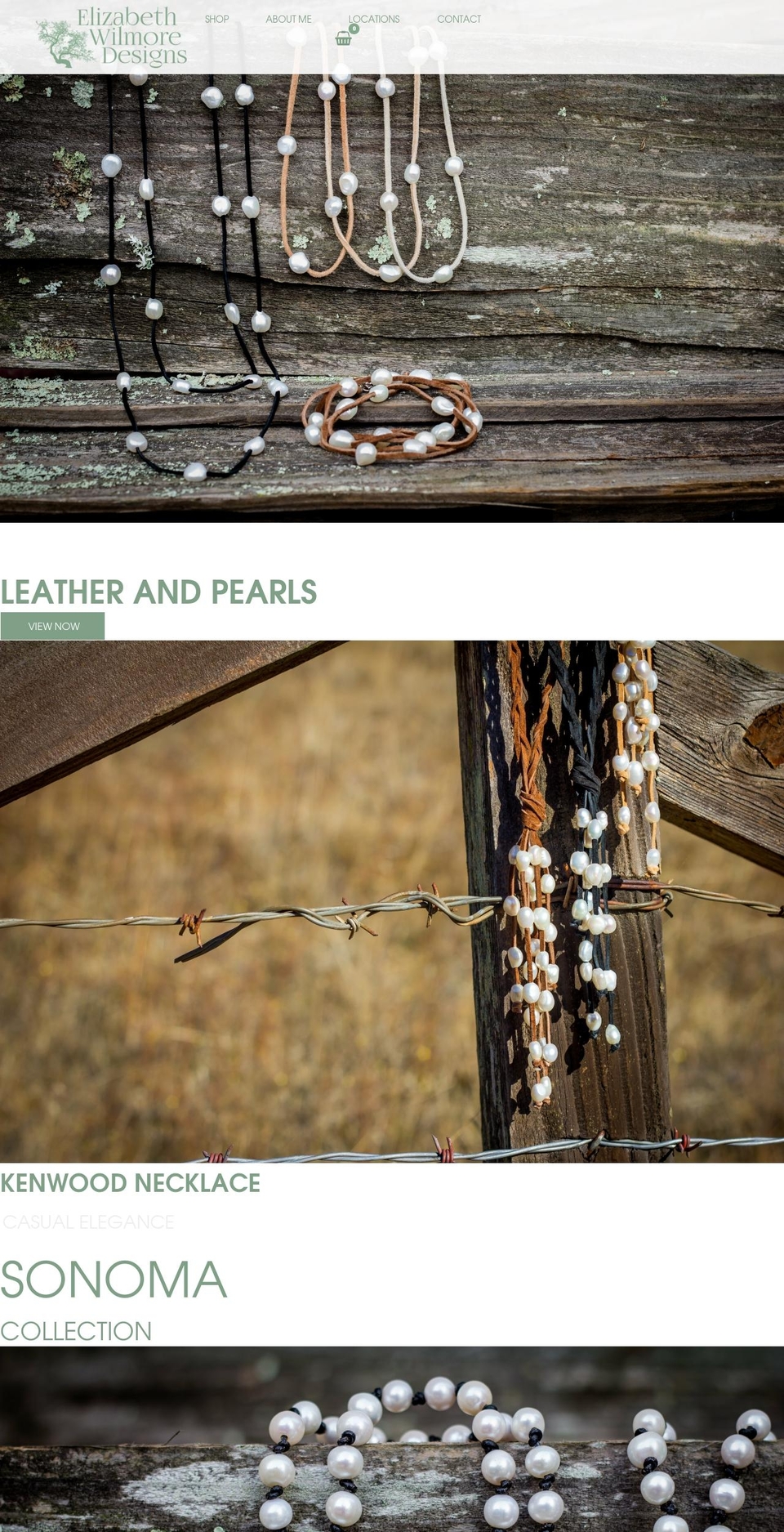 elizabethwilmoredesigns.com — Shopify storefront screenshot