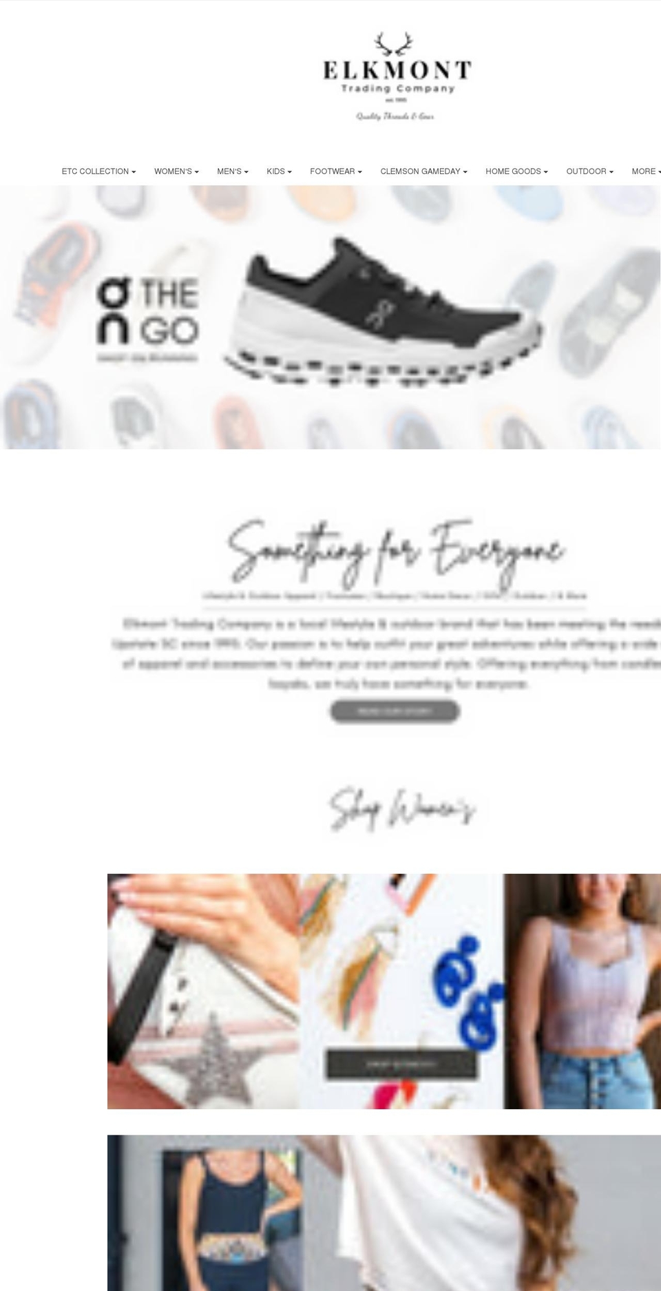elkmonttradingcompany.com shopify website screenshot