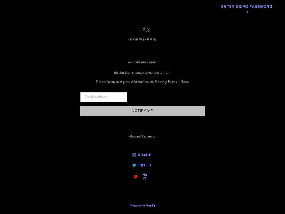 elkoisreal.com shopify website screenshot