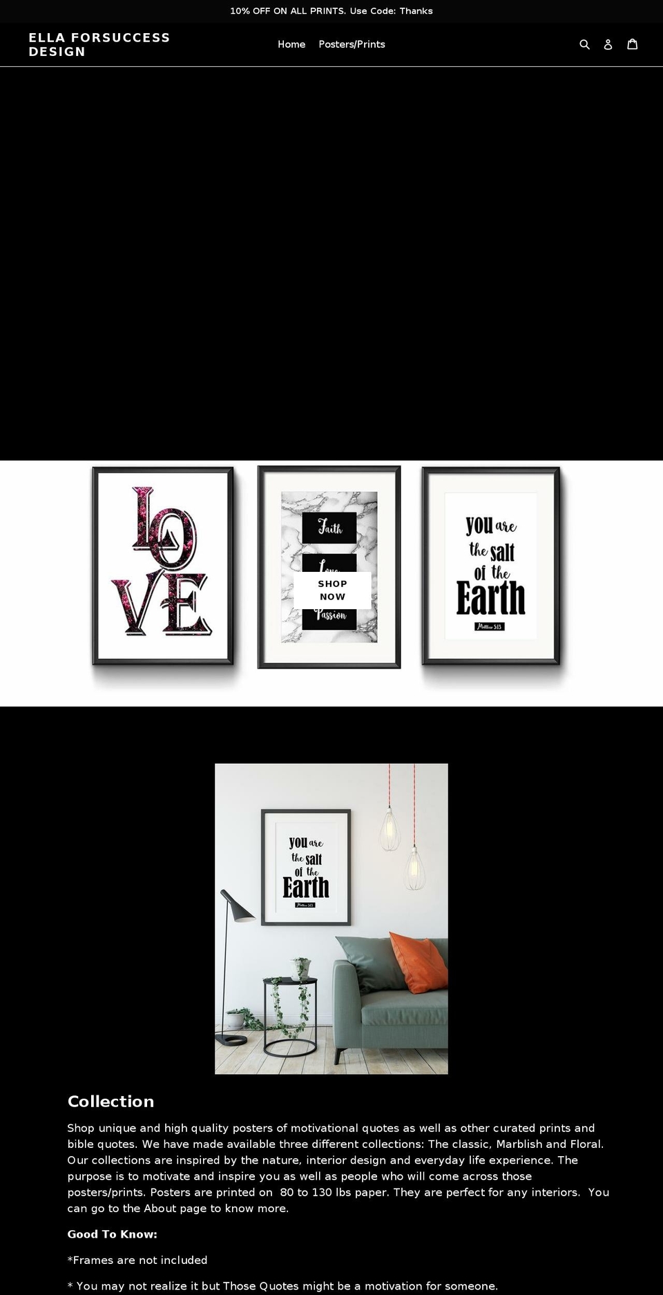 ella4successdesign.com — Shopify storefront screenshot