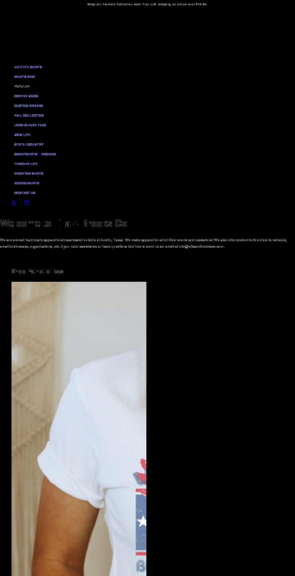 ellaandbrooksco.com — Shopify storefront screenshot