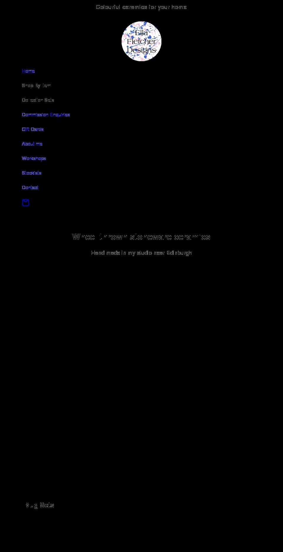 ellafletcherdesigns.co.uk shopify website screenshot